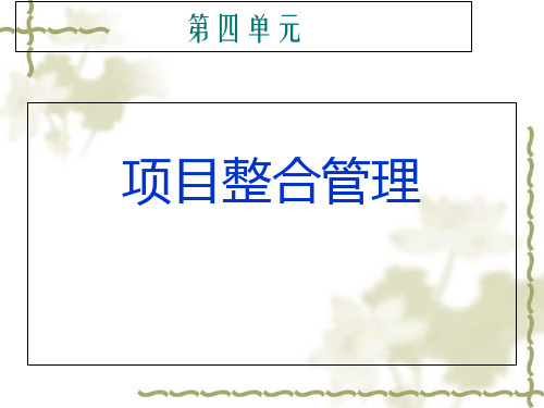 项目管理知识体系课件