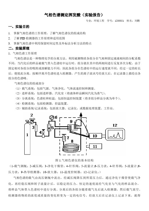 挥发酸测定实验报告