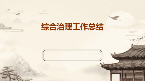 综合治理工作总结PPT
