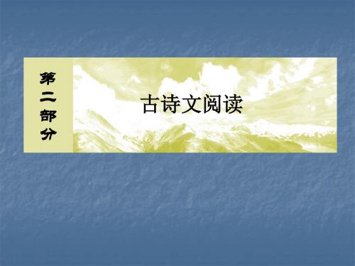 2020届高考语文总复习·课标版(课件+知识积累+专题跟踪训练) (53)