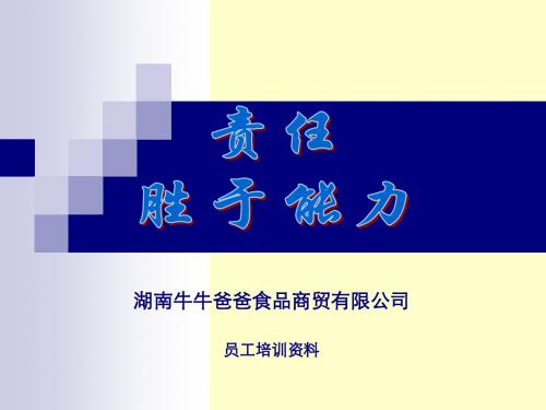 责任胜于能力培训文件11