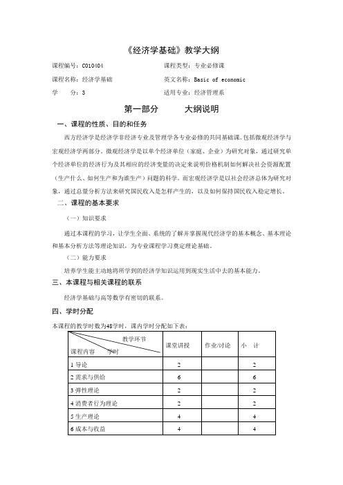 经济学基础