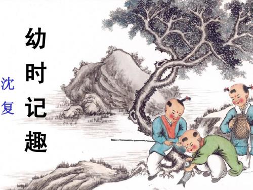 幼时记趣  沈复  ppt课件