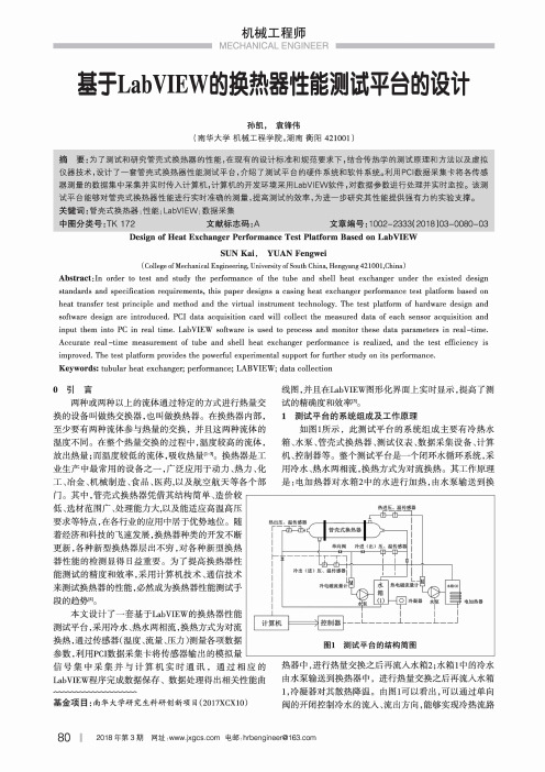 基于LabVIEW的换热器性能测试平台的设计