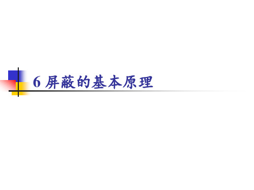 电磁兼容讲义-屏蔽原理