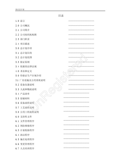 验证总计划(超详细)
