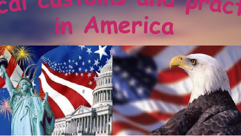 美国风土人情America customs