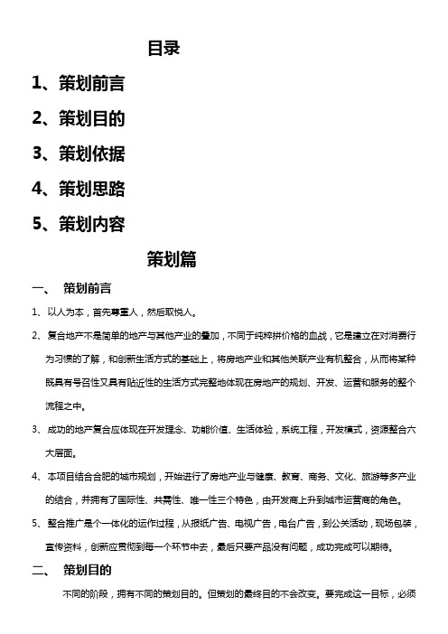 合肥别墅亩项目泊天下策划方案页