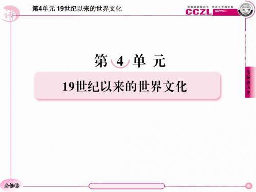 高二历史必修3(岳麓版)：4-17诗歌、小说与戏剧