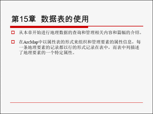 ArcGIS地理信息系统 (18)