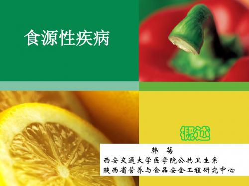 13食源性疾病
