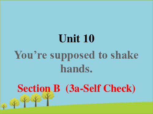 九年级英语全册U10You'resupposeshakehandsheck)