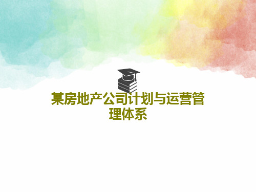某房地产公司计划与运营管理体系40页PPT