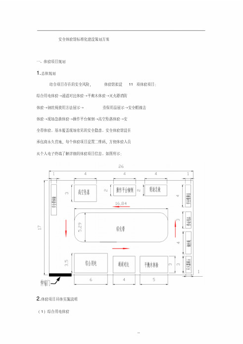 安全体验馆标准化建设策划方案