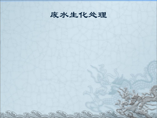 废水生化处理基础知识ppt课件