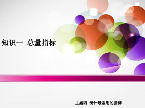 总量指标
