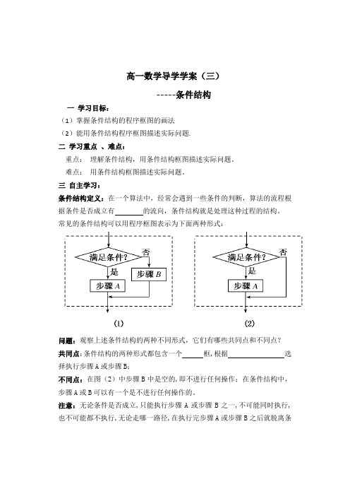 条件结构