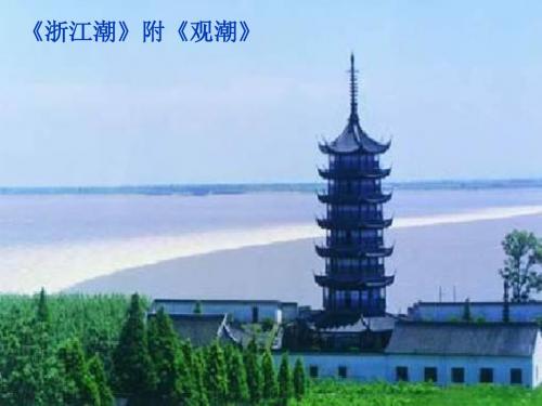 浙江潮ppt