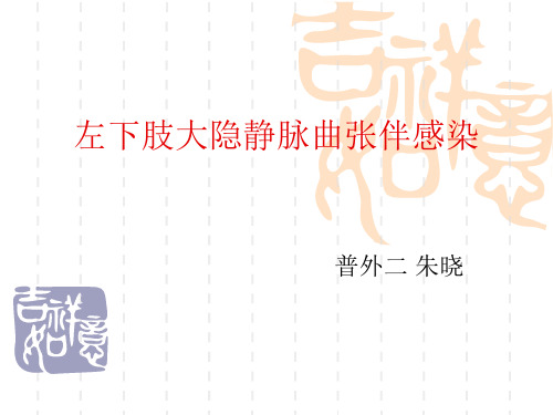 左下肢大隐静脉曲..