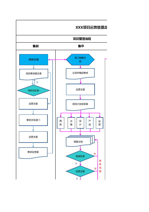 项目运营管理流程及规范V 
