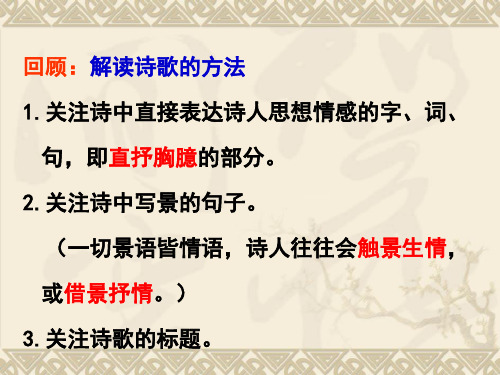 苏教版高二语文《唐诗宋词选读》第六专题《诗国余晖中的晚唐诗》---《商山早行》教学课件 (共27张PPT)