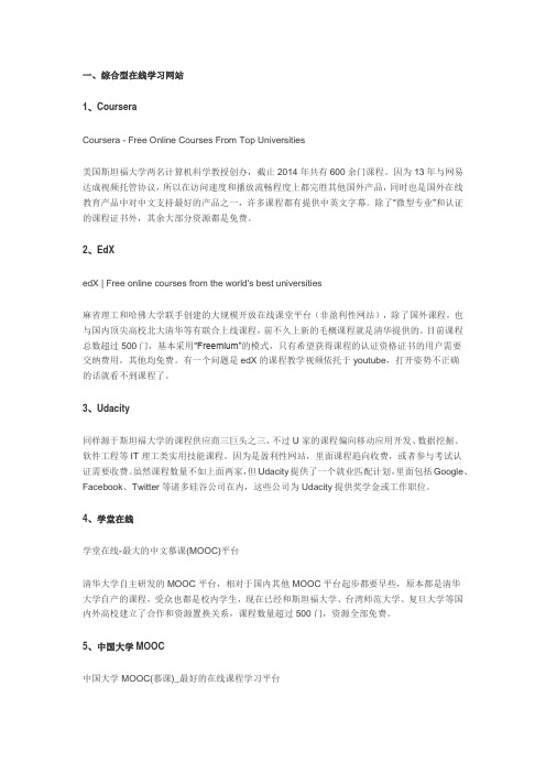 30个免费教育资源网站,该好好充电学习了!