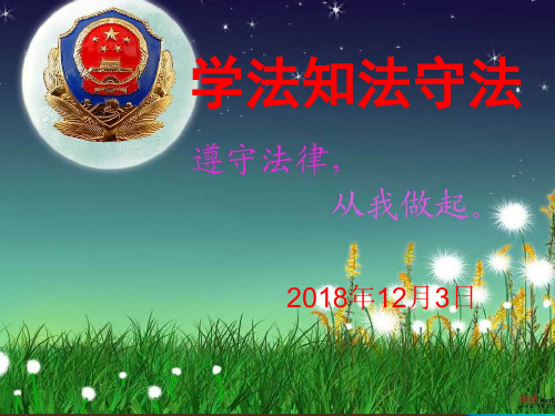 小学生法制教育ppt课件