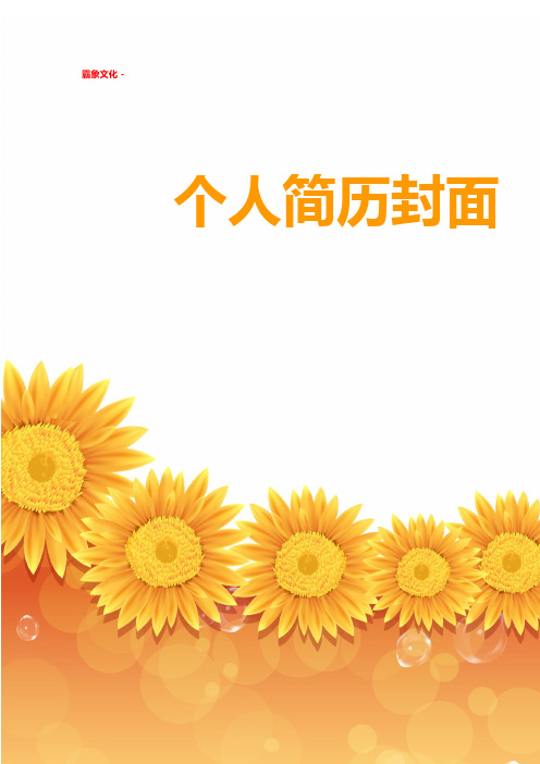 精美求职简历模板 (142).doc