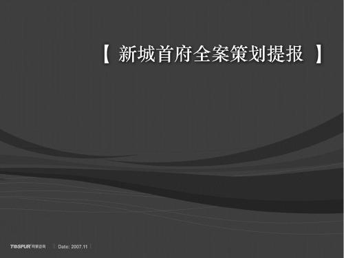同策常州新城首府地产项目推广策略全案195PPT