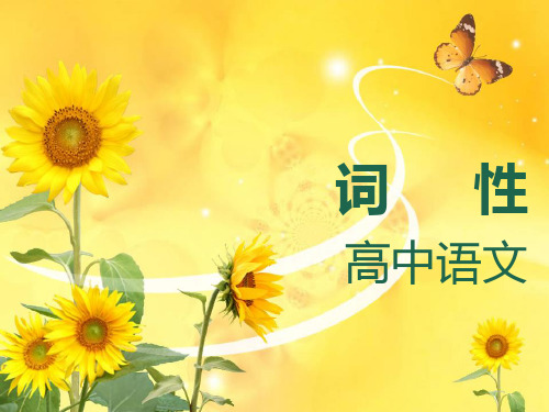 高中语文词性