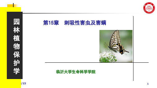 第15章  刺吸性害虫及害螨总结