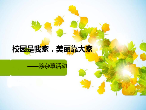 除杂草