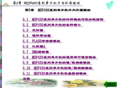 MSP430系列超低功耗单片机原理与系统设计(李智奇)-第5章
