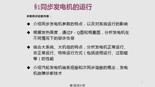 同步发电机的参数及其额定值PPT课件