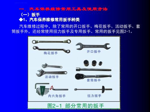 汽车保养维修常用工量具ppt课件