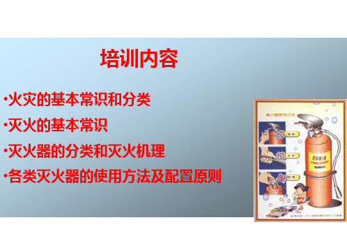 干粉灭火器训课件