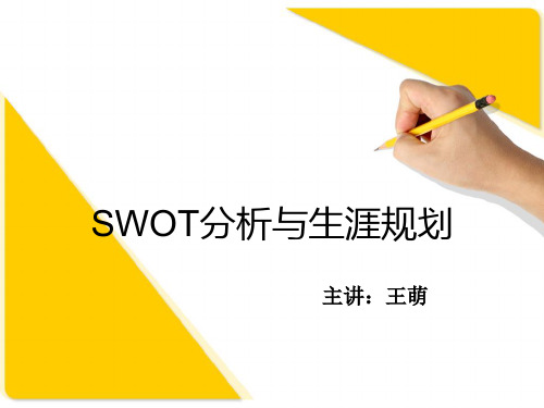 营销SWOT分析与职业生涯规划指导整理.ppt