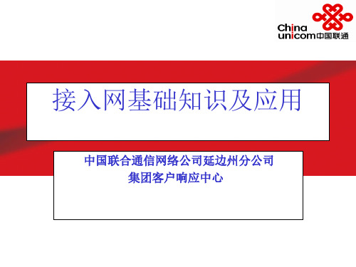 接入网基础知识及应用.ppt