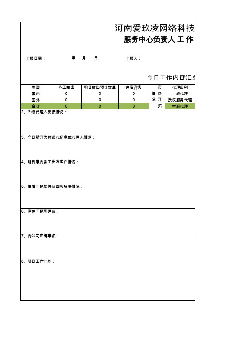 日报标准格式