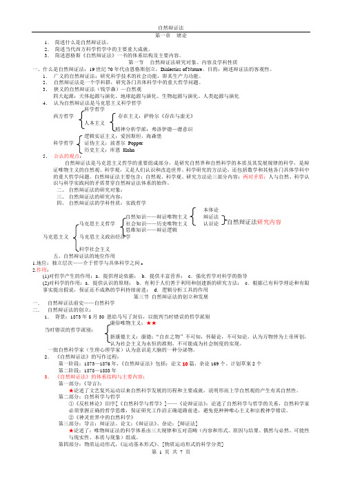 自然辩证法(讲义)
