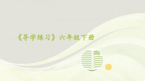 人教版六年级数学下册单元检测导学案课件PPT5综合与实践第3课时
