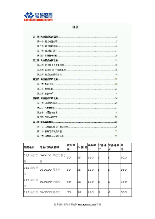 2016北京师范大学历史学院考研复试分数线、面试、英语口语、听力如何准备