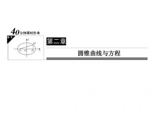 人教A版高中数学选修2-1课件【9】曲线与方程