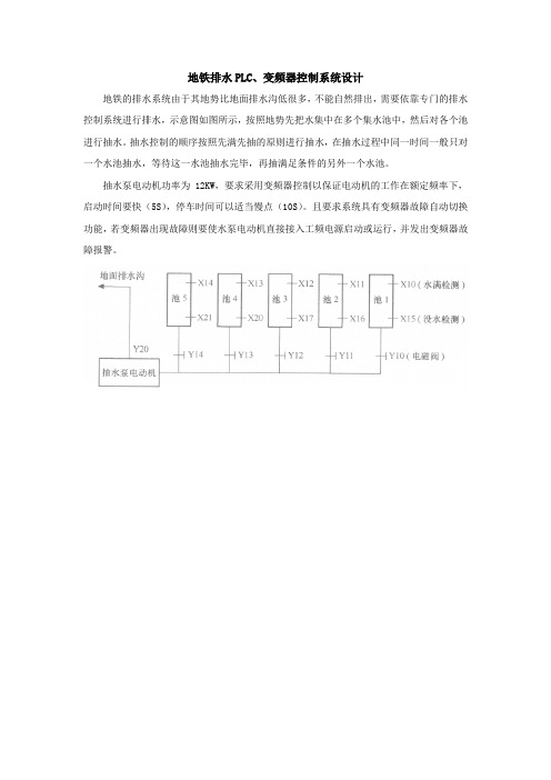地铁排水PLC、变频器控制系统设计