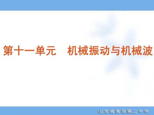 高考专题复习第11单元-机械振动与机械波-物理