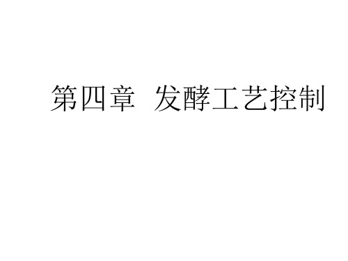发酵工艺的过程控制课件.pptx