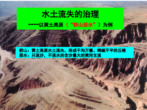 黄土高原水土流失PPT幻灯片