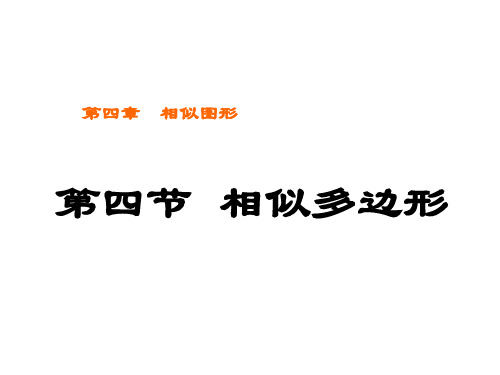 相似多边形ppt课件五