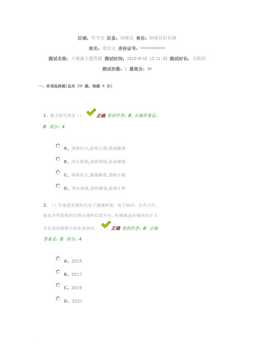 2015百万公众网络学习工程测试答案