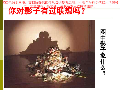 最新奇特的视觉图形影子联想专业知识讲座